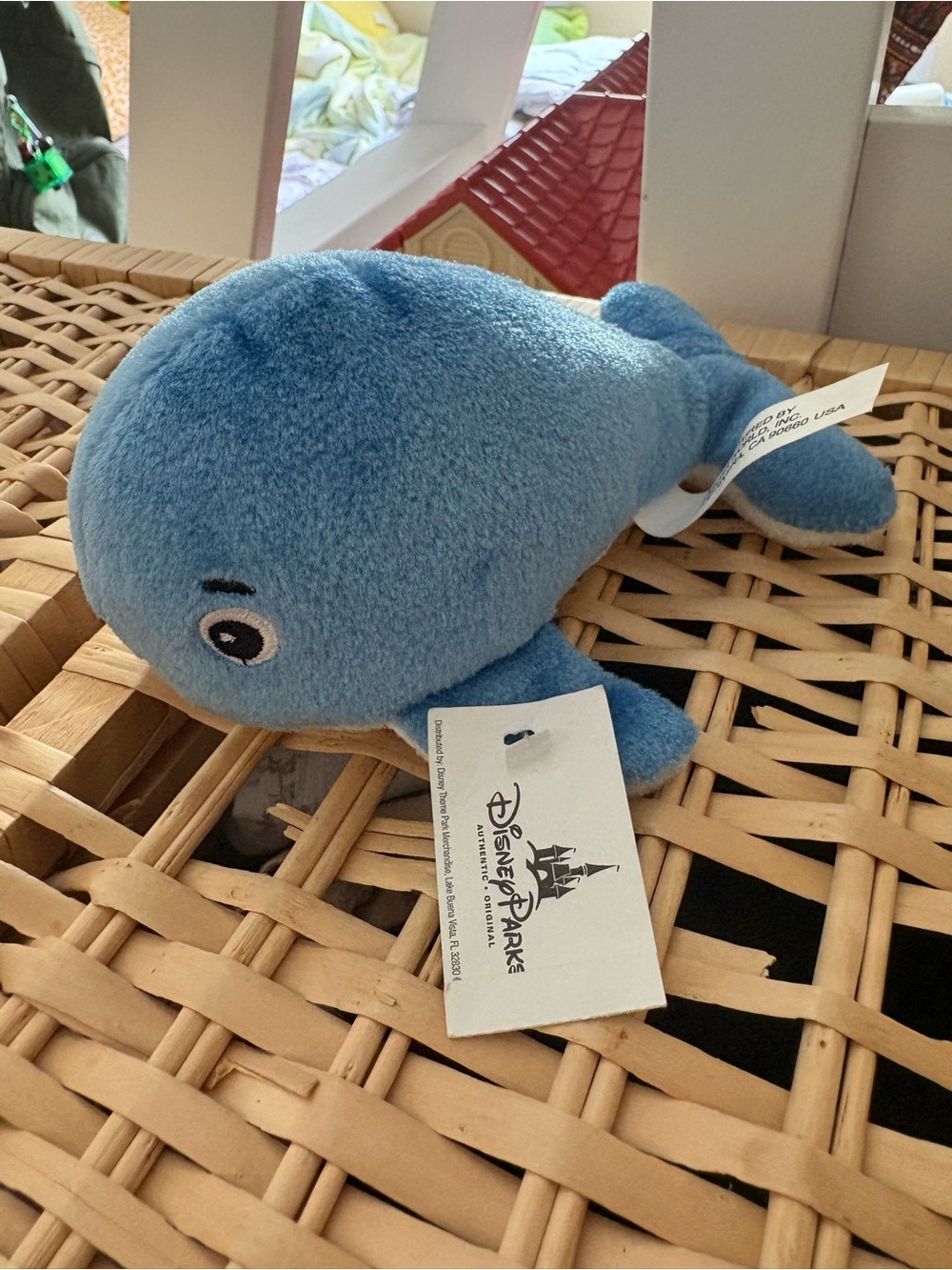 Blue Whale Plush 6" Disney Parks Stuffed Animal Finding Dory Nemo Toy NEW
